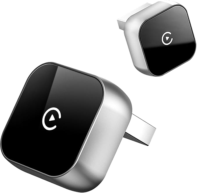 Wireless CarPlay Adapter,2 In 1 Wireless CarPlay & Android Auto Adapter,2025 Verbessertes drahtloses Carplay Adapter,Der Mühelos mit Dem Drahtlosen CarPlay für Autos von 2016+ für iOS 10+/Android 11