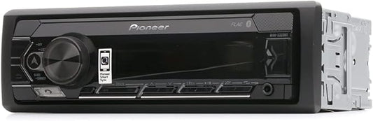 Pioneer MVH-S320BT, 1DIN Autoradio mit RDS, halbe Einbautiefe, deutsche Menüführung, Bluetooth, USB, AUX-Eingang, Freisprecheinrichtung, Smart Sync