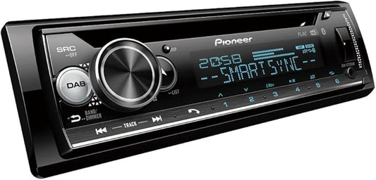 Pioneer DEH-S720DAB-AN inklusive DAB Antenne, 2-DIN Autoradio, CD-Tuner mit FM und DAB+, Bluetooth, MP3, USB und AUX-Eingang, RGB-Beleuchtung, Freisprecheinrichtung, Smart Sync App, 13-Band-Equalizer