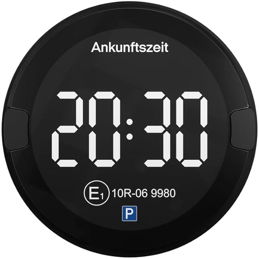 OOONO P-DISC NO2 - Elektronische Parkscheibe mit Zulassung fürs Auto - Automatische Digitale Parkscheibe Elektrisch mit Zulassung vom KBA nach StVO - Elektrische Parkuhr Auto zugelassen
