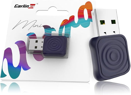 Carlinkit 2025 Wireless CarPlay & Android Auto Adapter, Upgrade Wired Connection to Wireless, Plug & Play mit USB-A/Type-C, funktioniert mit iPhone iOS 10+ & Android 11.0+