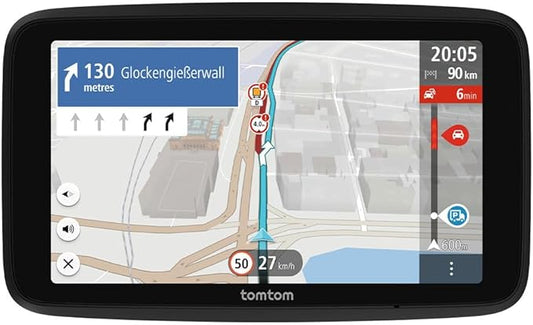 TomTom LKW-Navi GO Professional 2. Generation (6" großer kapazitiver Touchscreen mit Karten von Europa und Echtzeit-Verkehrsinformationen, speziell für LKW, Transporter, Busse und große Fahrzeuge)