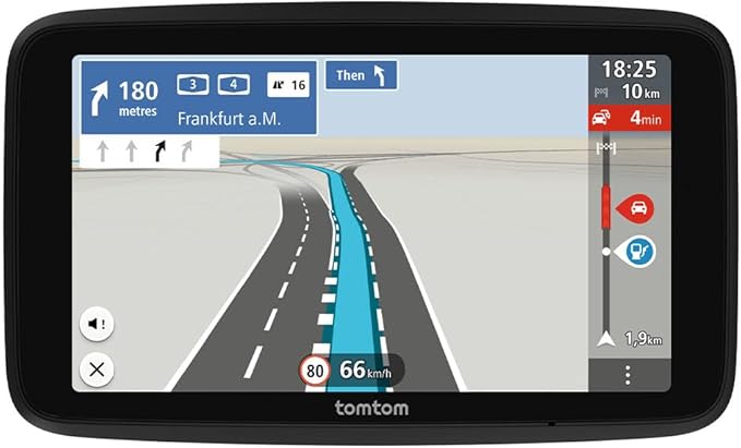 TomTom Pkw-Navi GO Classic 2nd (6 Zoll, Stauvermeidung Dank TomTom Traffic, Karten-Updates Europa inklusive, Updates über WiFi, dynamischer Fahrspurassistent, integrierte, umkehrbare Halterung)