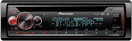 Pioneer DEH-S720DAB, 2-DIN Autoradio, CD-Tuner mit FM und DAB+, Bluetooth, MP3, USB und AUX-Eingang, RGB-Beleuchtung, Freisprecheinrichtung, Smart Sync App, 13-Band-Equalizer