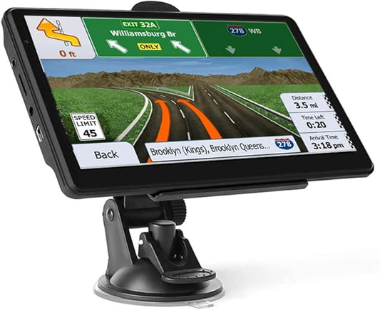 Navigationsgeräte für Auto,GPS LKW Navigationsgeräte,Camper Navigationssystem,7 Zoll Navi für Auto 2025 Europa Karten,Kostenloses Karten Update,mit POI Geschwindigkeitswarnung,Sprachführung