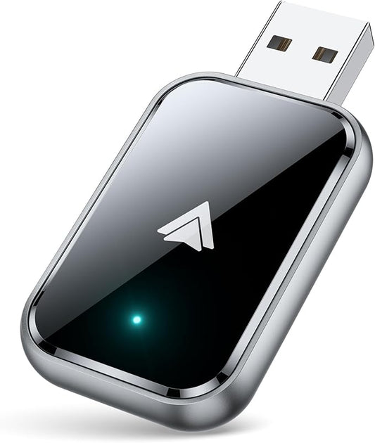 AIZEO Android Auto Wireless Adapter, Konvertieren Sie Wired Android Auto in Wireless, Superschnelle & Stabil, Mini Wireless Android Auto Adapter für Autos mit Wired Android Auto & Android Phone