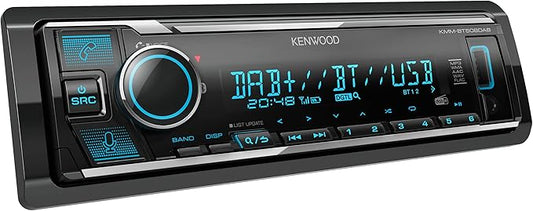 Kenwood KMM-BT508DAB - USB-Autoradio mit DAB+ & Bluetooth Freisprecheinrichtung (Amazon Alexa, Soundprozessor, USB, AUX, 2 x Pre-Out 2.5 V, 4 x 50 Watt, VAR. Beleuchtung, inkl. DAB+ Antenne)